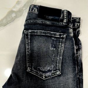 Moussy black denim size 25